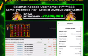 JACKPOT MAIN GATES OF OLYMPUS SUPER SCETTER 14 OKTOBER 2025