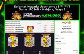 JACKPOT MAHJONG WAYS 2 2 DESEMBER 2025