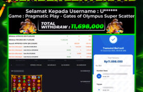 JACKPOT GATES OF OLYMPUS SUPER SCATTER 31 DESEMBER 2025