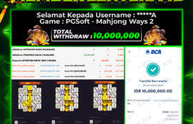 JACKPOT MAHJONG WAYS 2 23 JANUARI 2026