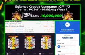 JACKPOT MAHJONG WAYS 2 28 JANUARI 2026