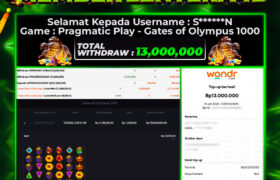 JACKPOT GATES OF OLYMPUS 1000 01 JANUARI 2025