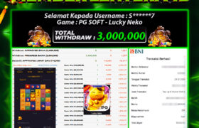 JACKPOT LUCKY NEKO 29 JANUARI 2026