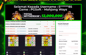 JACKPOT MAHJONG WAYS 01 FEBRUARY 2026